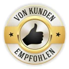 Von Kunden empfohlen Siegel